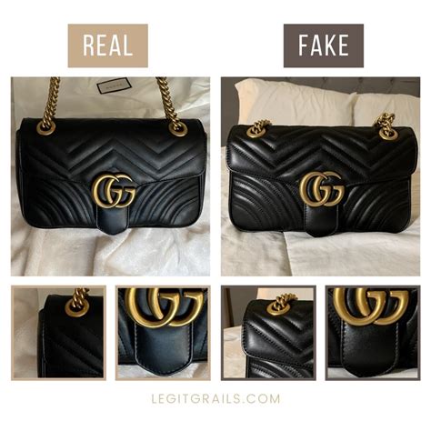 fake gucci stuff vs real|gucci marmont bag authentication.